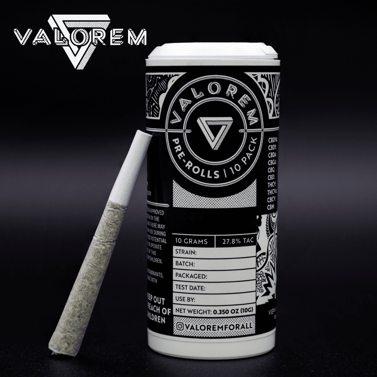 Valorem Sherbert Honey Preroll 1g (10Pk) (S)