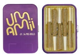 Umamii Lemon Pepper x Full Melt | Hash Infused Pre-Rolls | 5-Pack