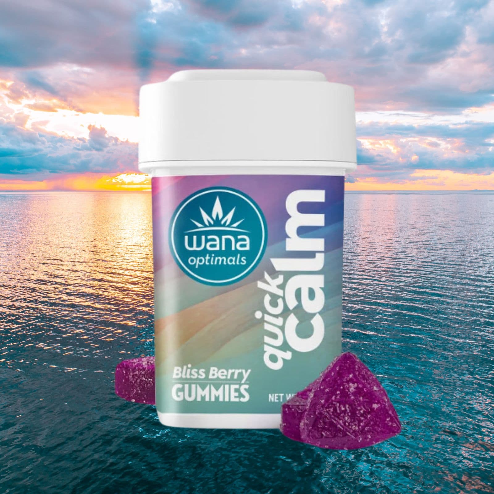 Wana Gummies | Fast Acting Bliss Berry | 10:10:1 (CBG:CBD:THC) | 20pk
