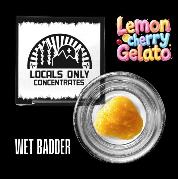 Locals Only LEMON CHERRY GELATO | WET BADDER | 1G