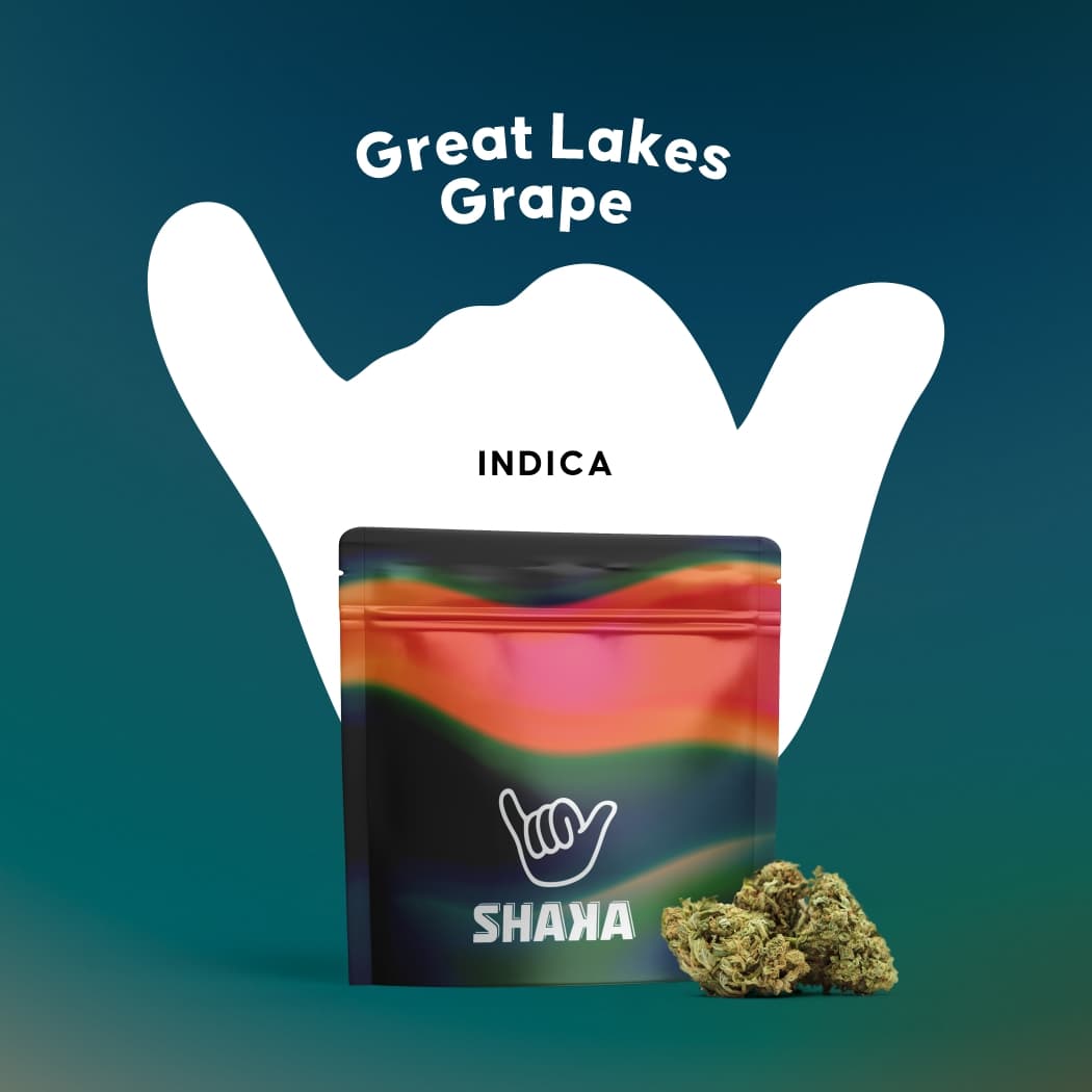 Shaka Shaka Prepack (1/8 oz) Great Lakes Grapes