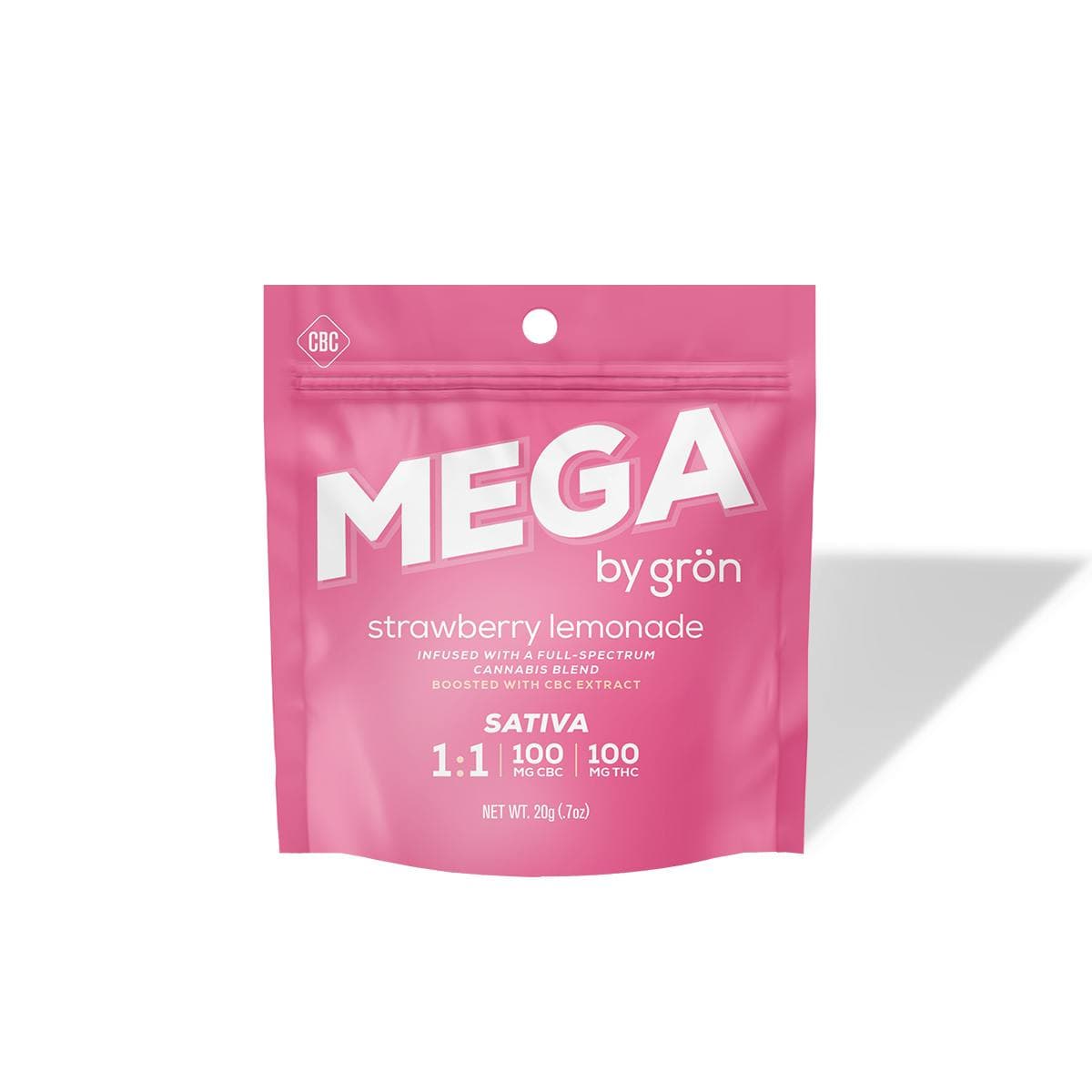 Grön Lemonade MEGA - THC - Sativa