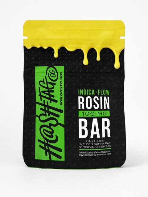HashtagOG HashtagOG Edible Rosin Gummy Bar 100mg- Strawberry Lavender