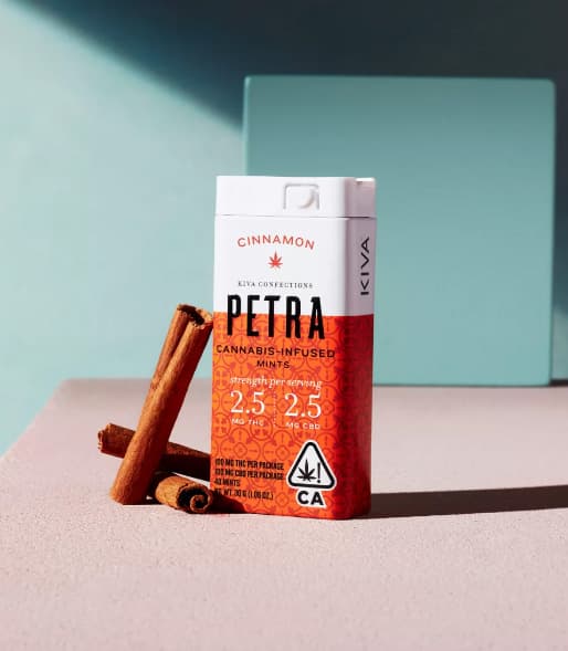 Kiva Cinnamon | 1:1 CBD:THC | 2.5mg/40ct Mints
