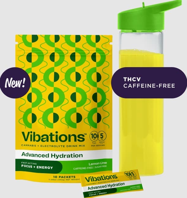 Vibations Lemon Lime | 1:1 THC:THCV | 5mg/10ct Drink Mix