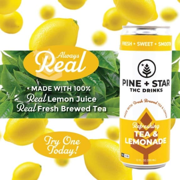 Pine + Star Tea + Lemonade | 5mg Drink