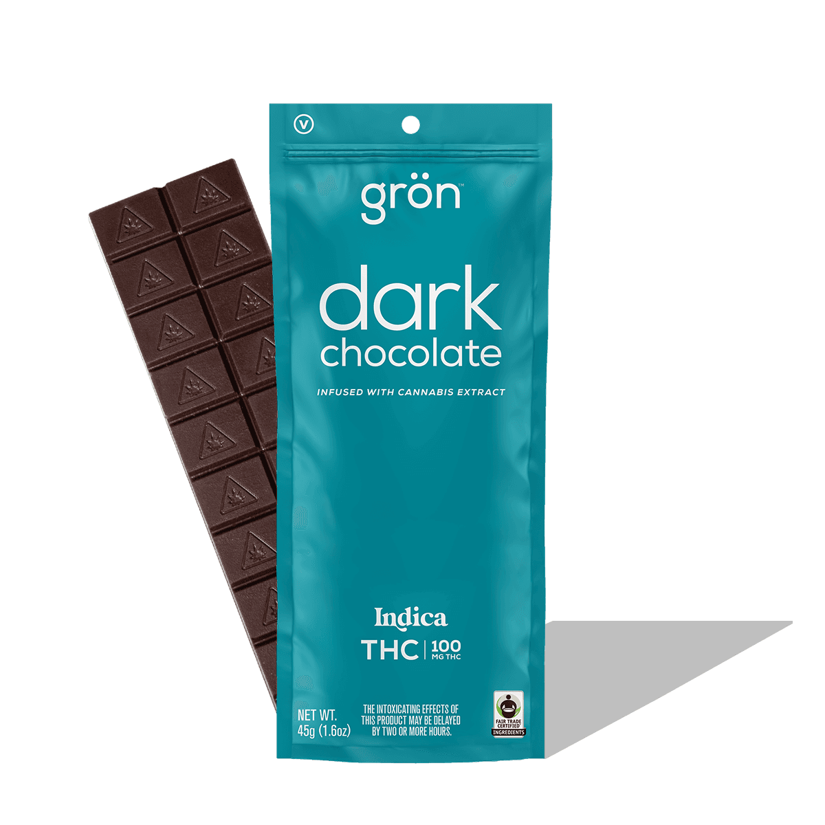 Grön Dark Chocolate - THC - Indica