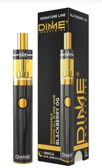 DIME Blackberry OG | Indica | 2G Disposable Vape