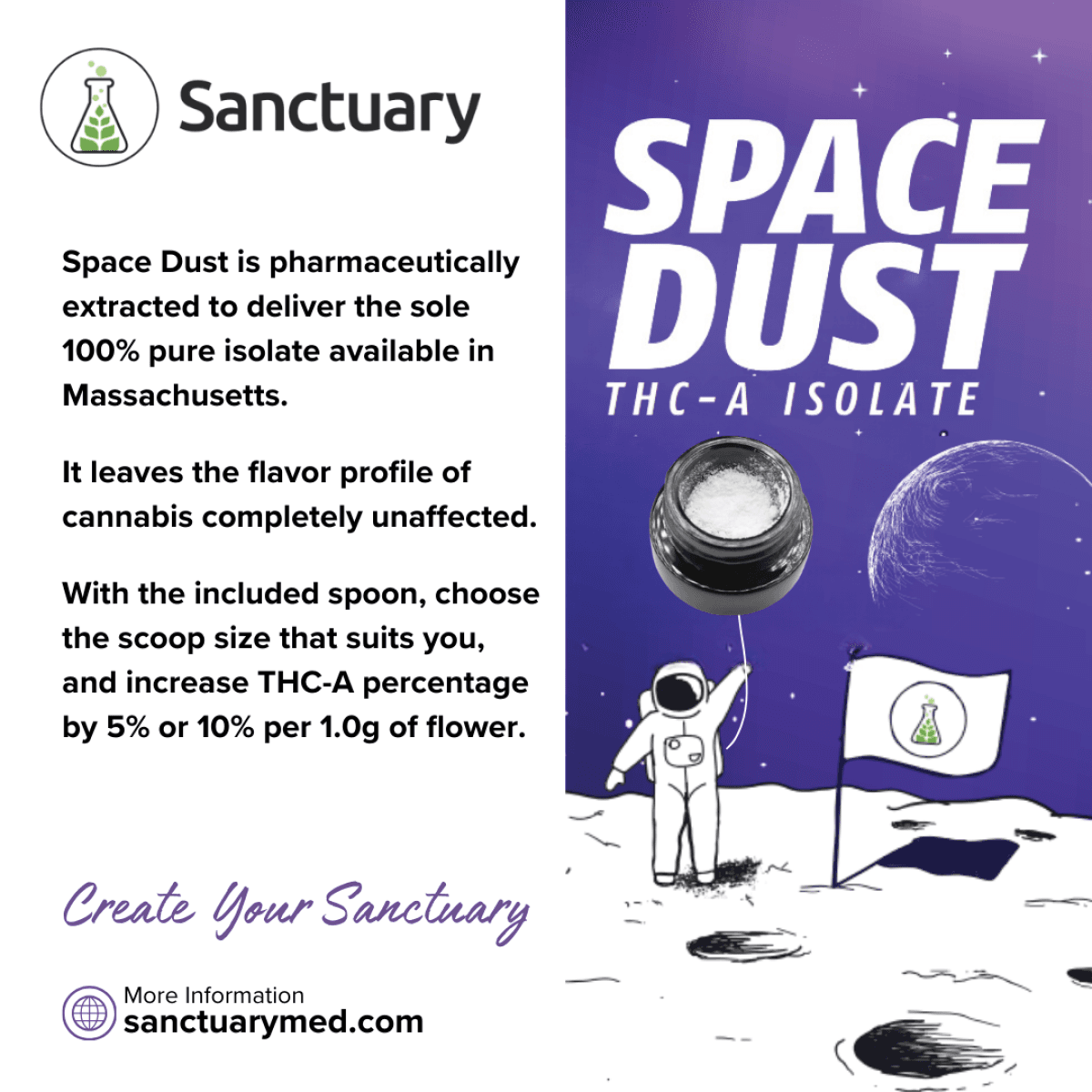 Sanctuary Medicinals Space Dust Micro Diamonds | 0.5g - Sanctuary Medicinals
