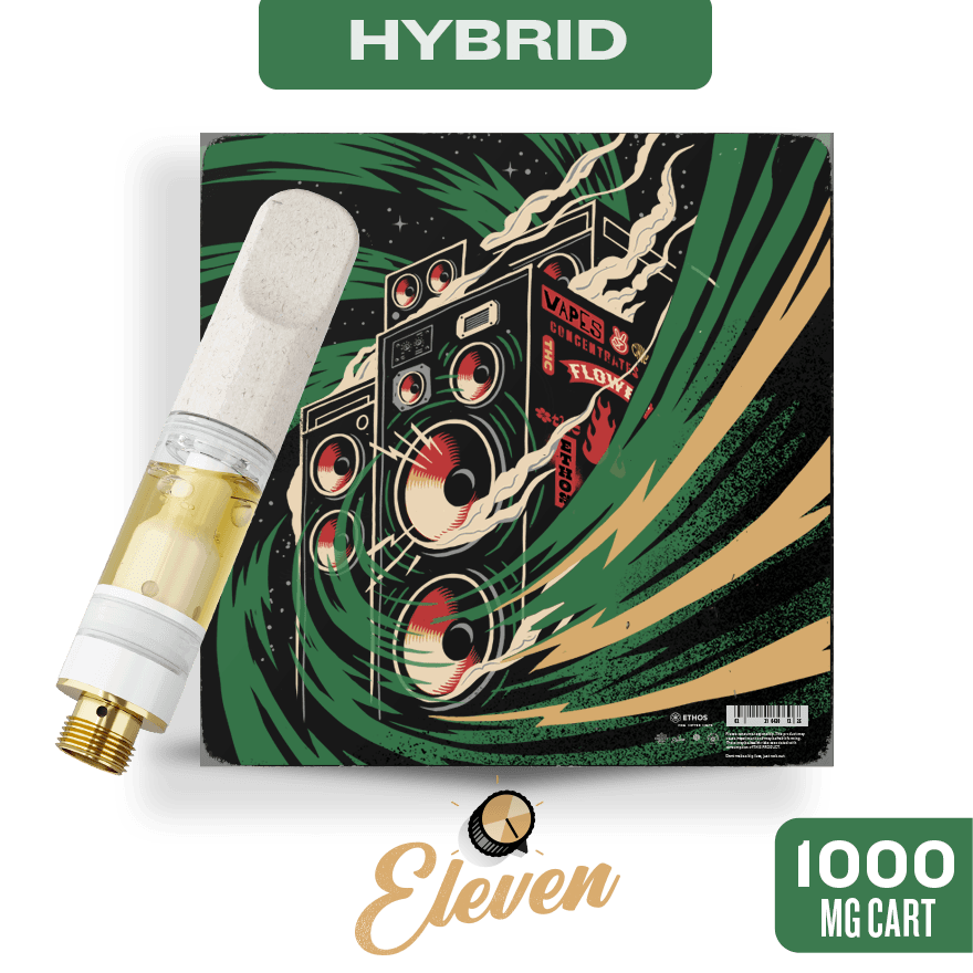 Eleven Eleven Guava Paradise Distillate Vape Cartridge 1000mg