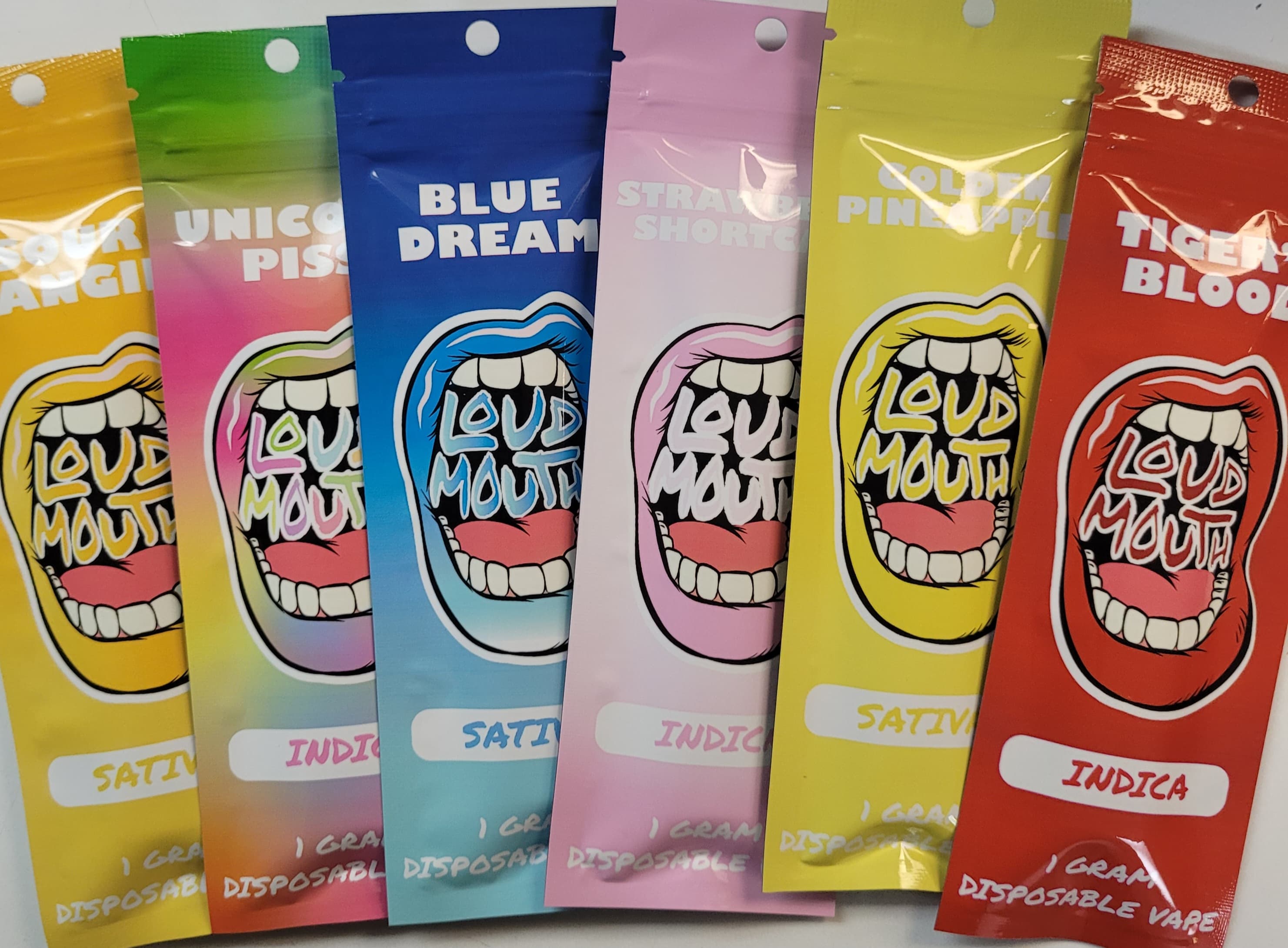 Loud Mouth 1g Tiger's Blood Disposable Vape Loud Mouth