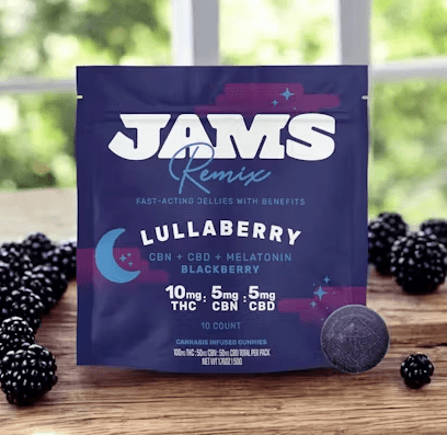 JAMS 1:1:1 Lullaberry [20pk] (100mg CBD/100mg CBN/100mg THC)