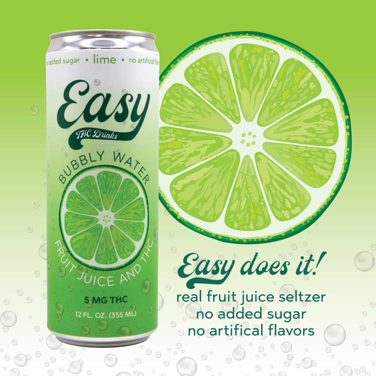 Easy Lime Seltzer | Beverage | 5mg