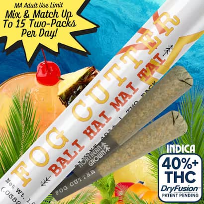 Fog Cutter by Northern Grown Bali Hai Mai Tai | 0.5g Infused PreRoll 2 Pack