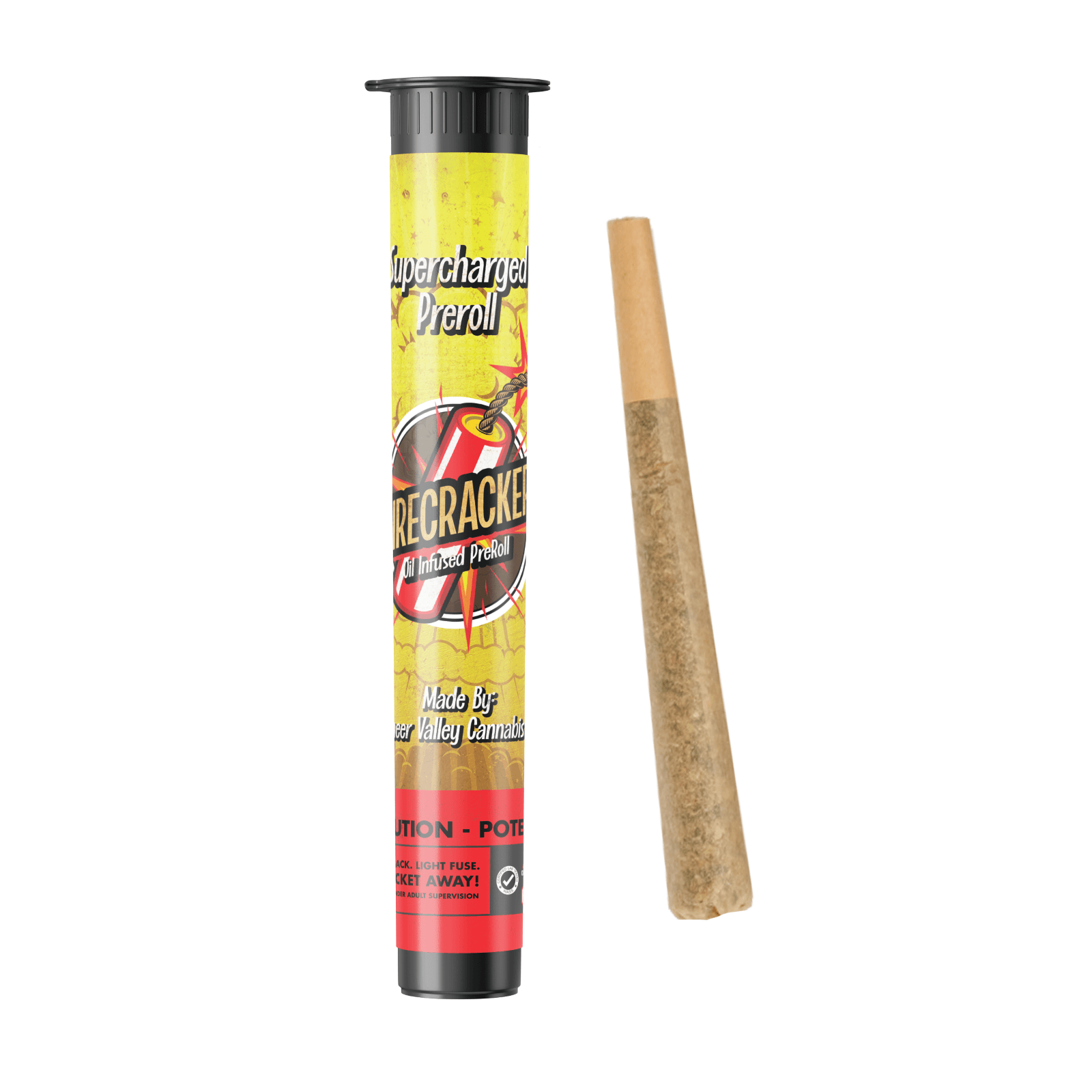 Firecrackers 1g Infused Pre-Roll | Cran Pom | Firecracker
