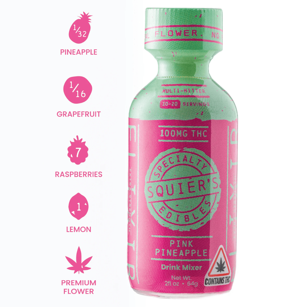 Squier's PINK PINEAPPLE | HASH ROSIN DRINK MIXER | 500 MG