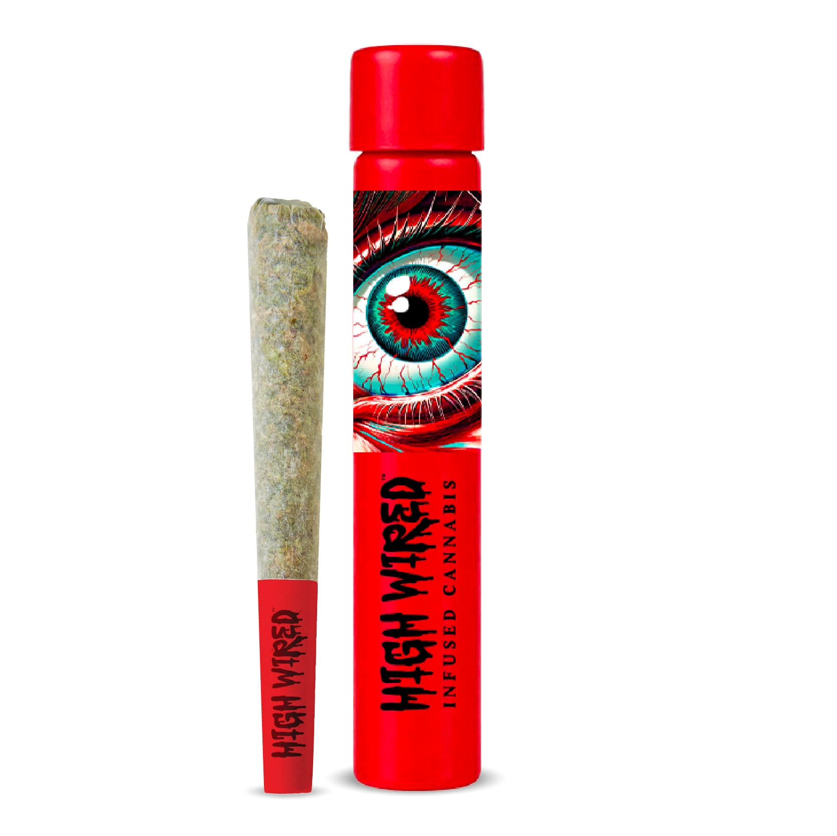 High Wired Sour Orange THCA Diamond & Crumble Infused Single