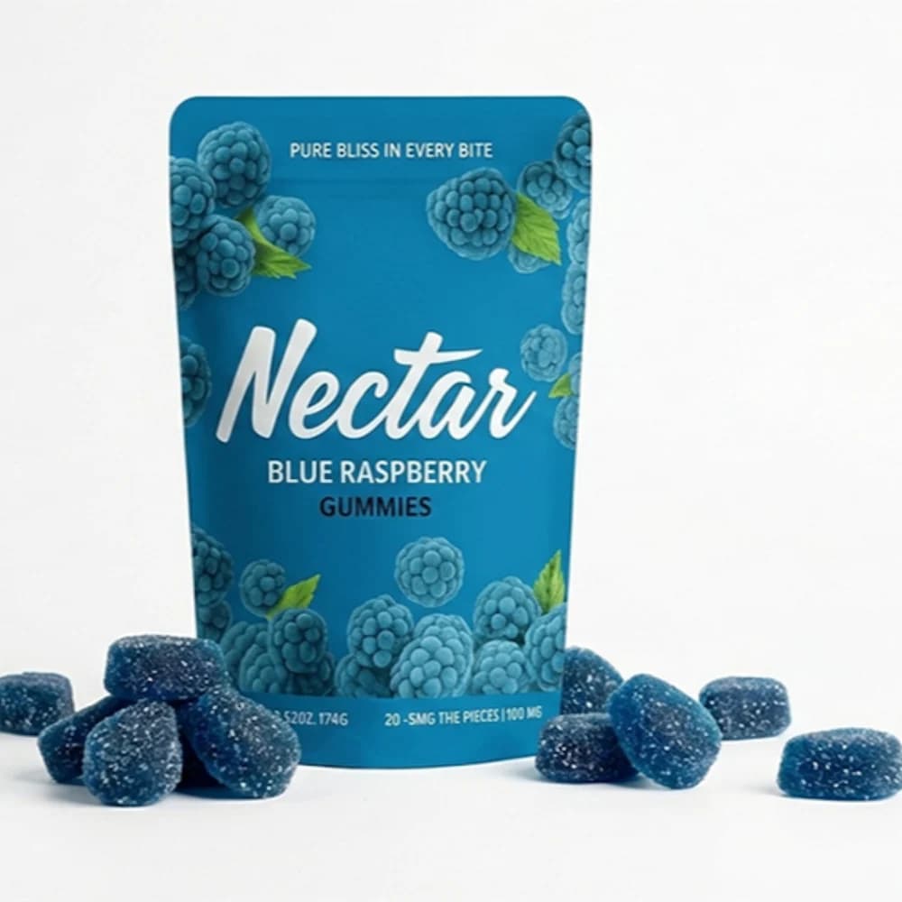 Nectar 100mg 20pk Gummies | Blue Raspberry | Nectar