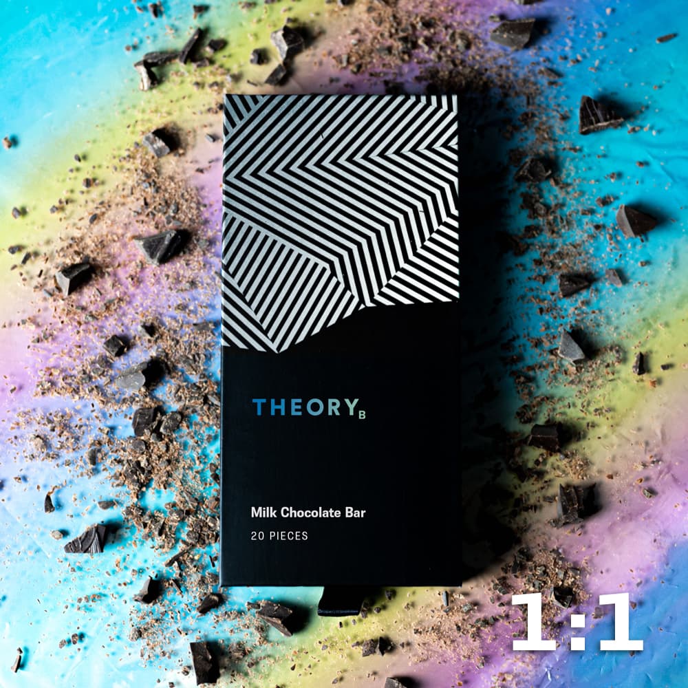 THEORYb 1:1 Milk Chocolate Bar (20pk)