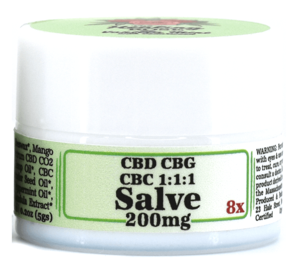 Healing Rose Vanilla Mint CBD:CBG:CBC Salve - 200mg