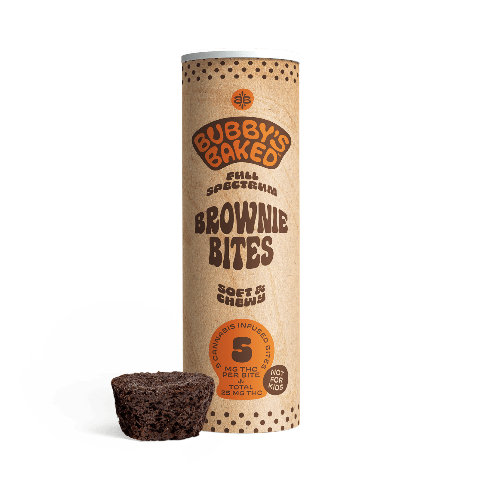 Bubby's Baked Baked Goods | Brownies | 25mg | 5pk | Bubby's Baked
