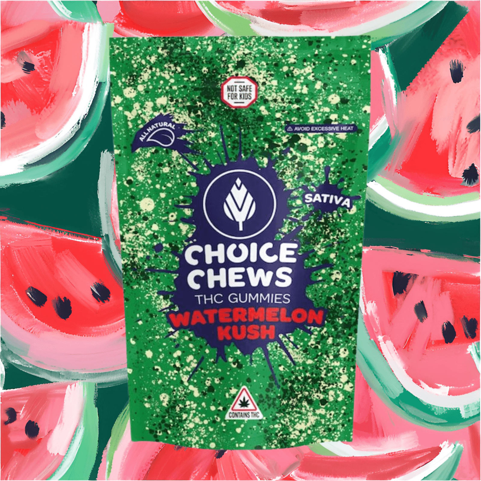 Choice Gummies | Watermelon Kush | 10pk