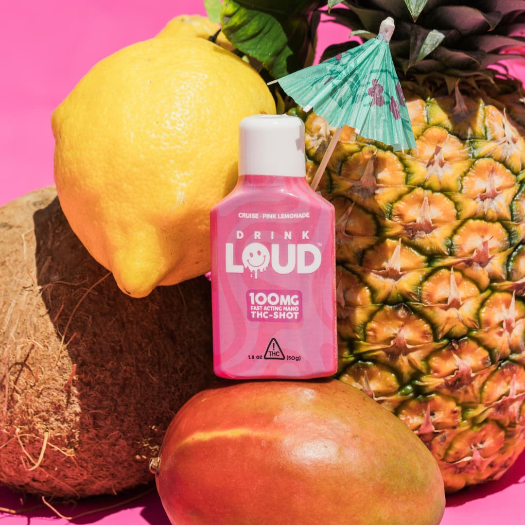 Drink Loud Pink Lemonade Cruise THC Shot | 100mg - Drink Loud