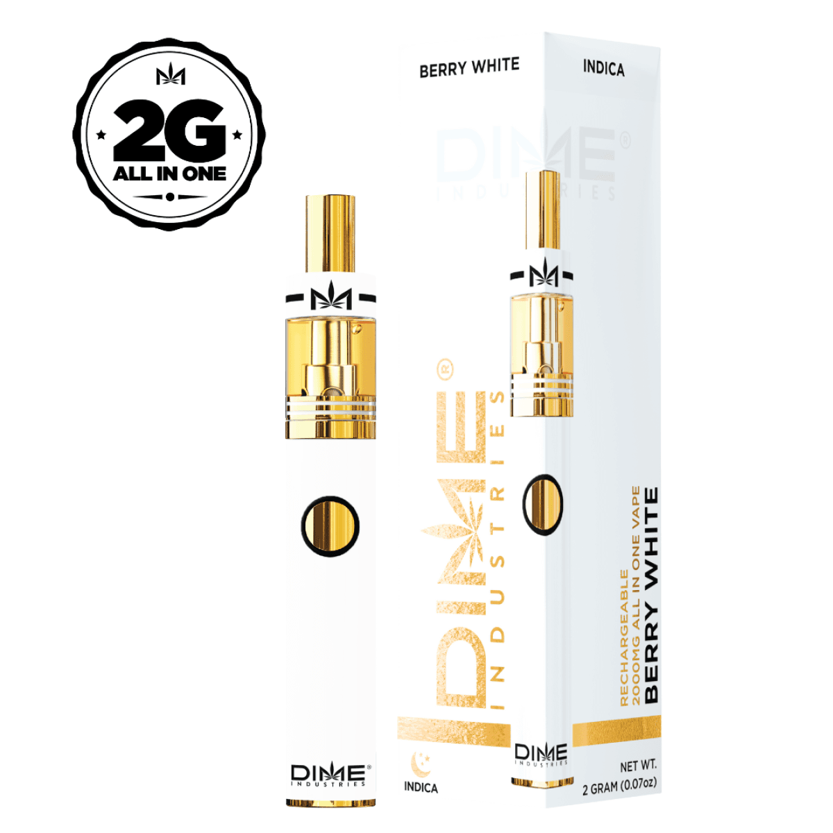 Dime Industries Berry White Signature Line All-in-One | 2g
