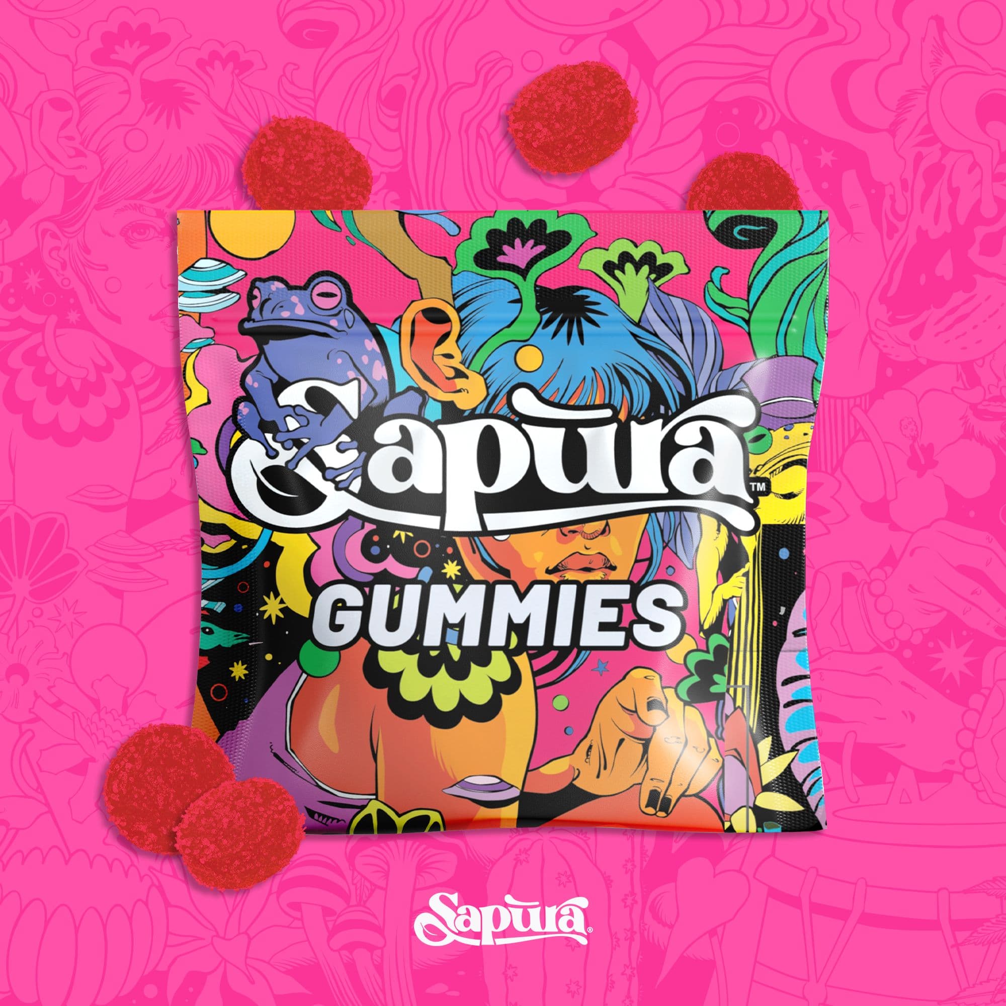 Sapura Super Charged Cherry | Gummies | 20pk