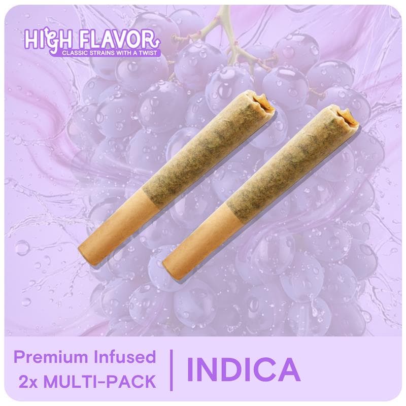 High Flavor Concord Granddaddy Purple Infused Pre-Roll | .5g 2 Pack