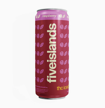 Five Islands Drinks | Raspberry Iced Tea | 5mg