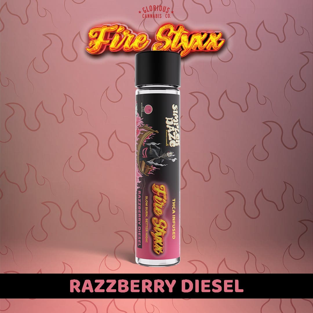 Fire Styxx Infused Pre-Roll - Razzberry Diesel