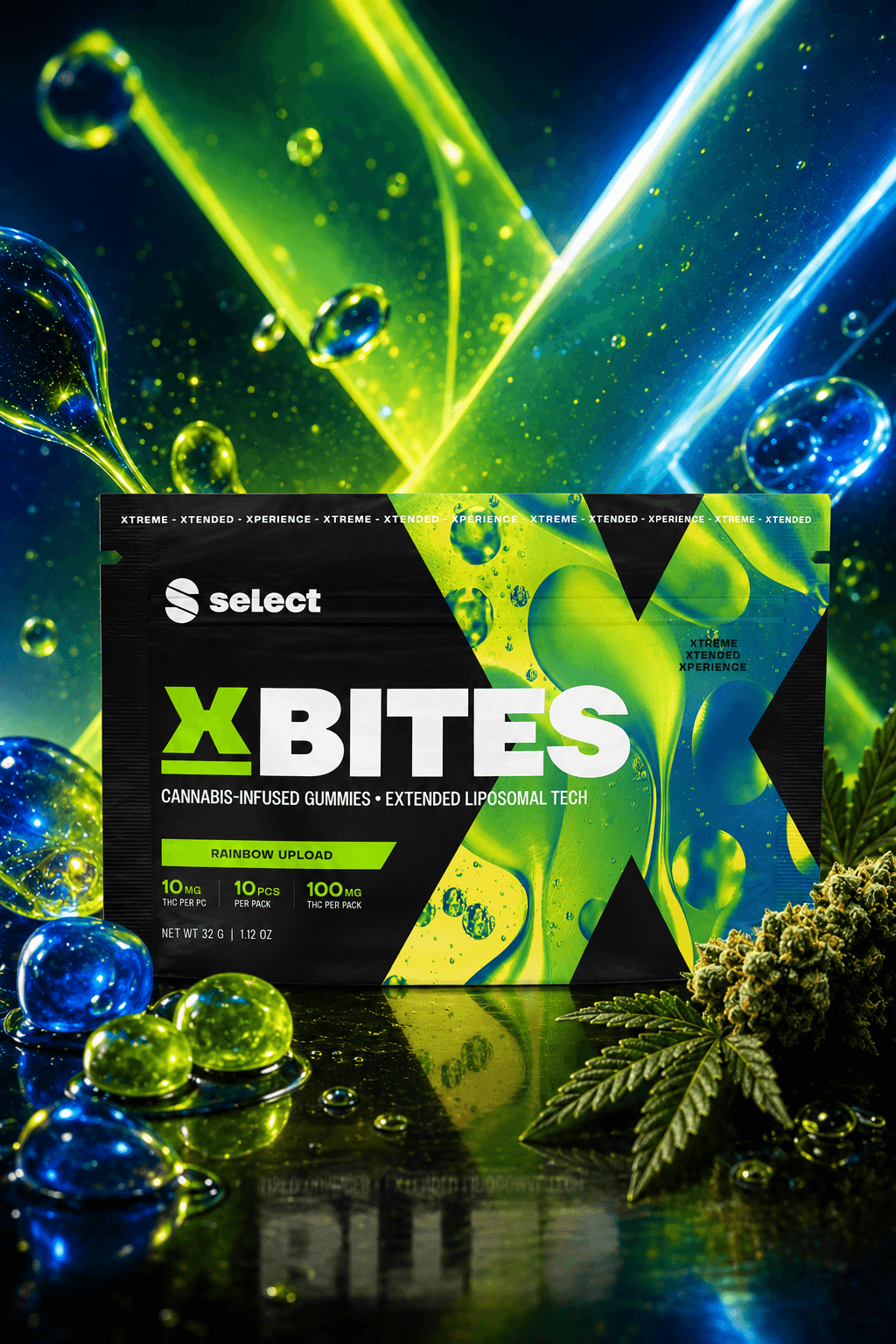 Select Rainbow Upload X Bites | 100mg