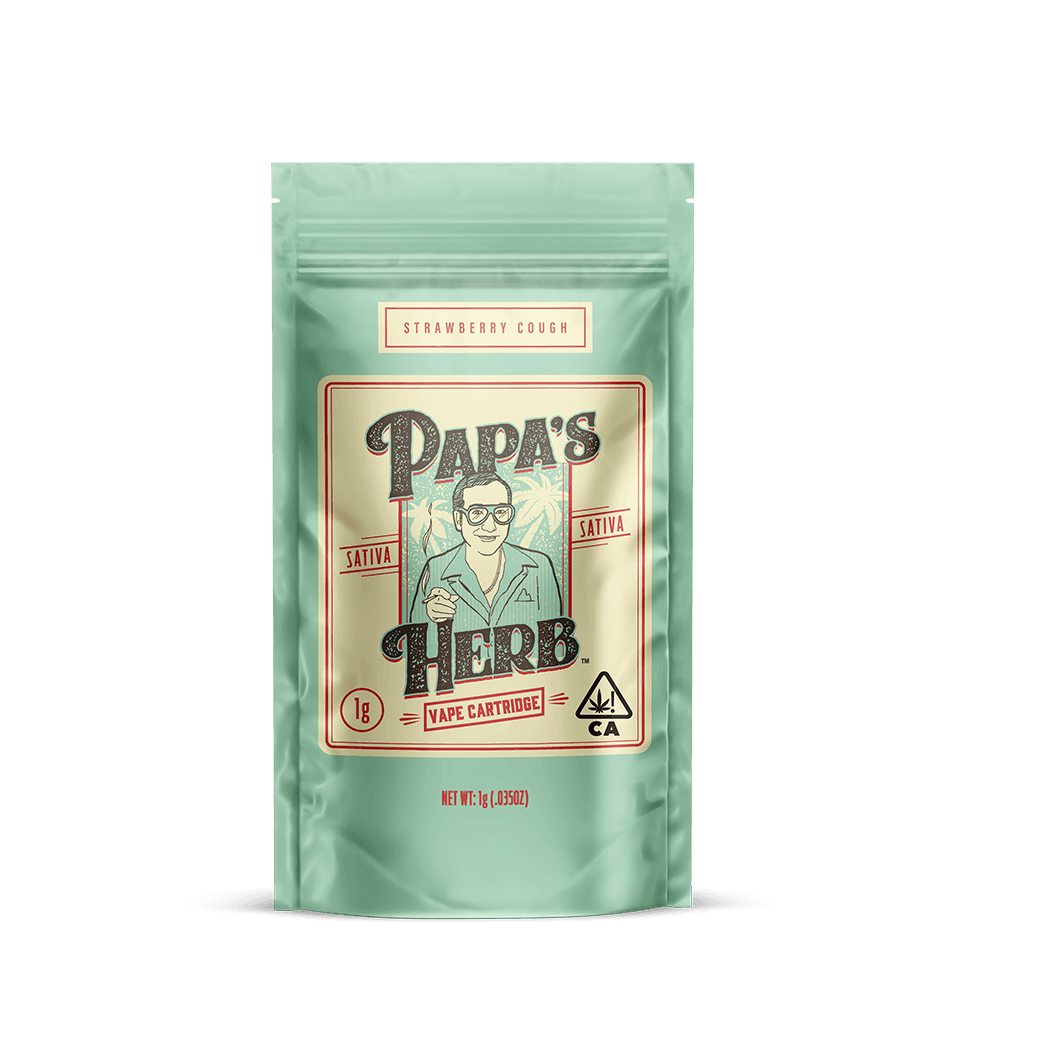 Papa's Herb Papas Herb Strawberry Cough 1g Vape Cart