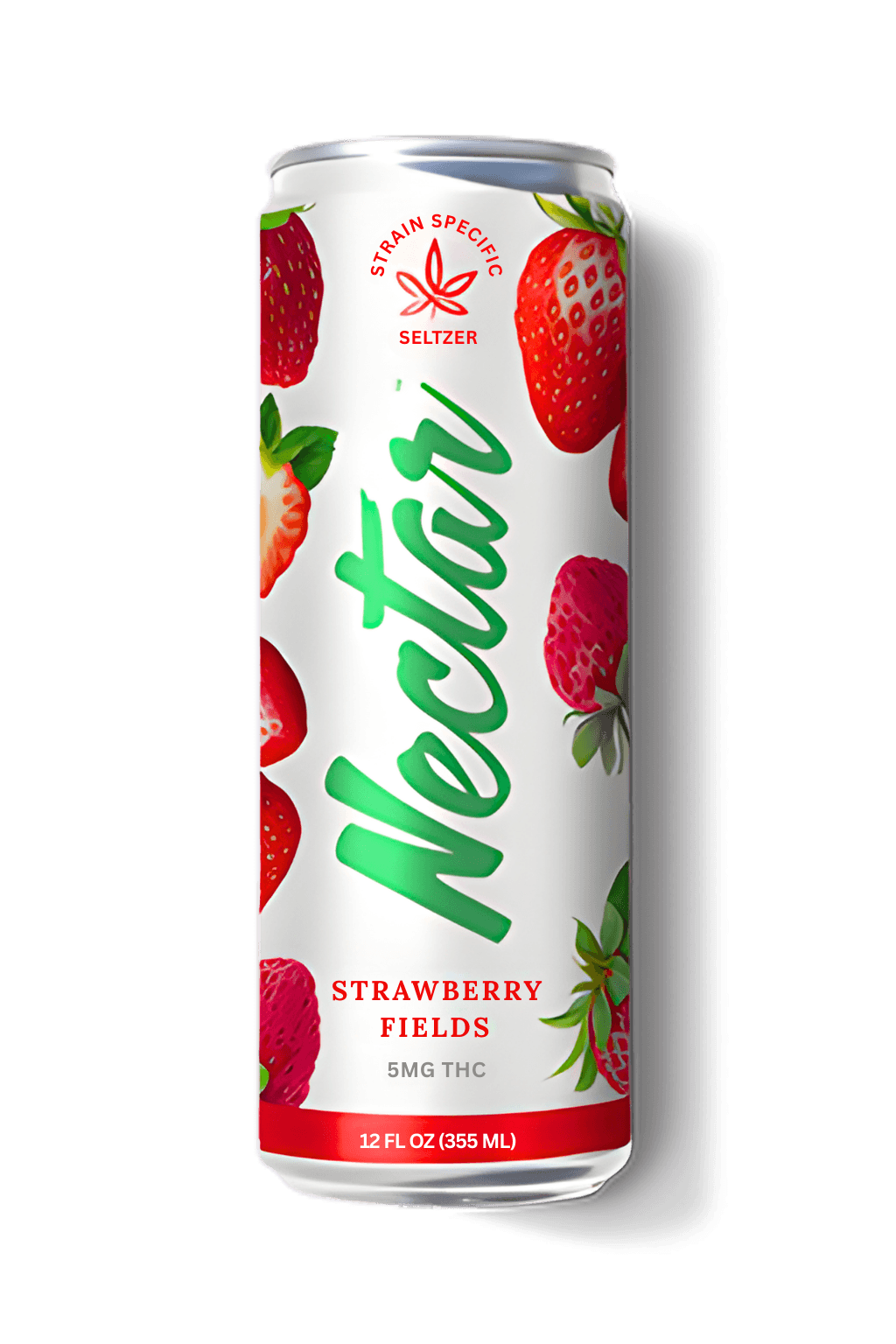 Nectar Strawberry Fields Seltzer 5mg Beverages