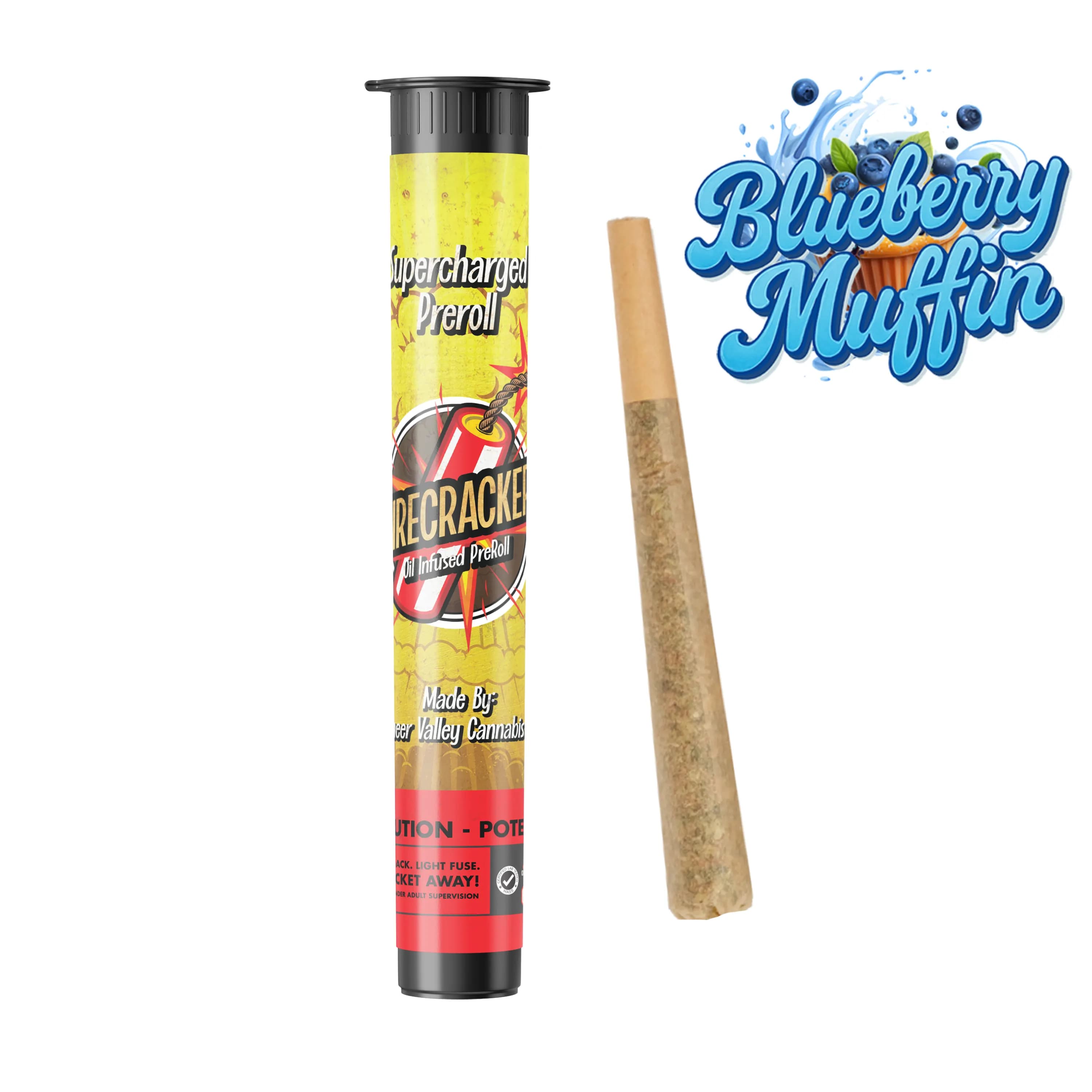 Firecrackers Firecracker: Blueberry Muffin | 1g | Infused