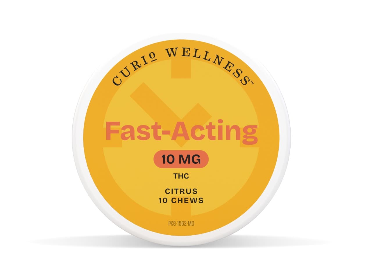 Curio Wellness Curio Fast Acting Chew | Citrus [10mg]