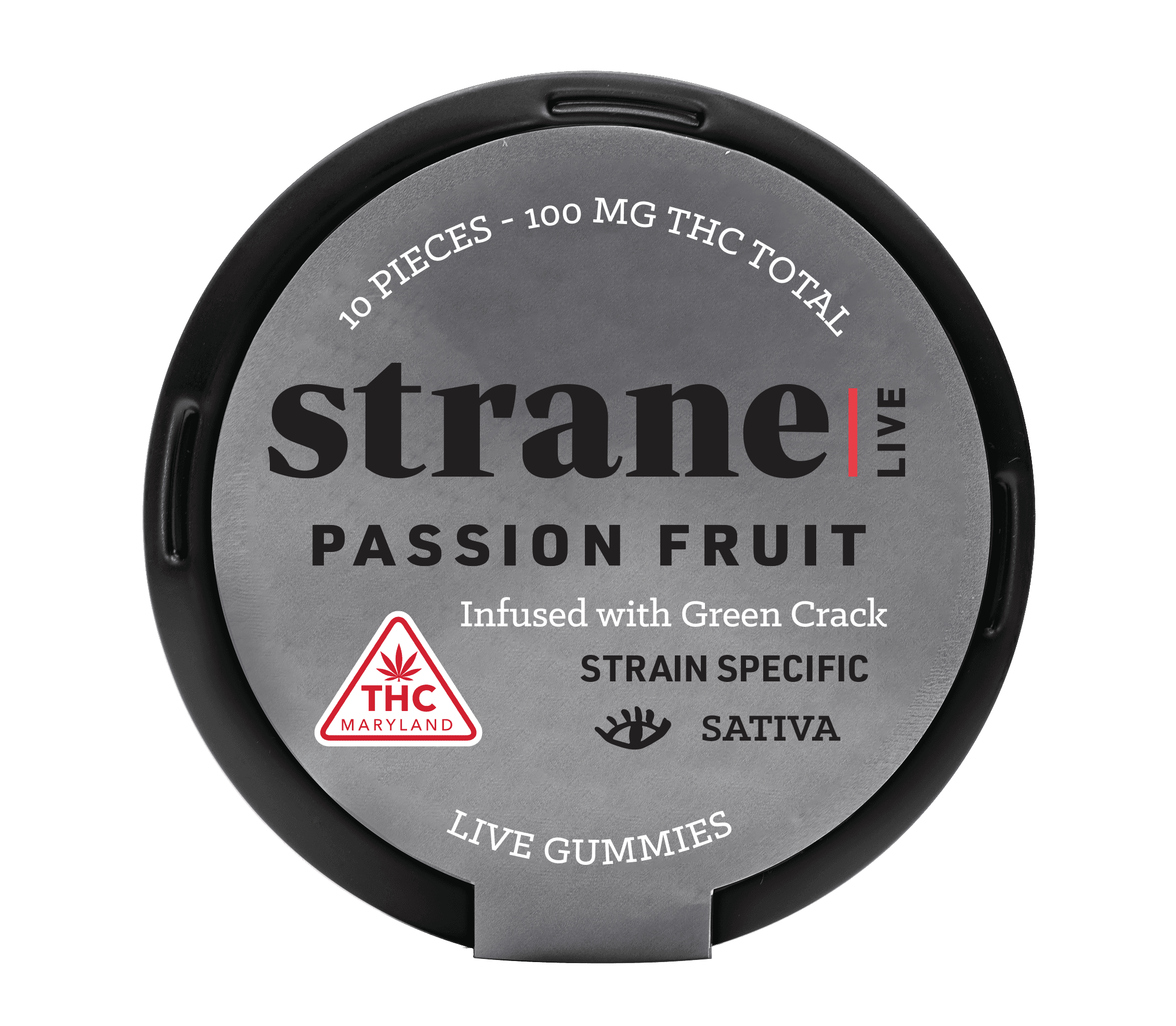 Strane Passion Fruit Live Gummies | 100mg