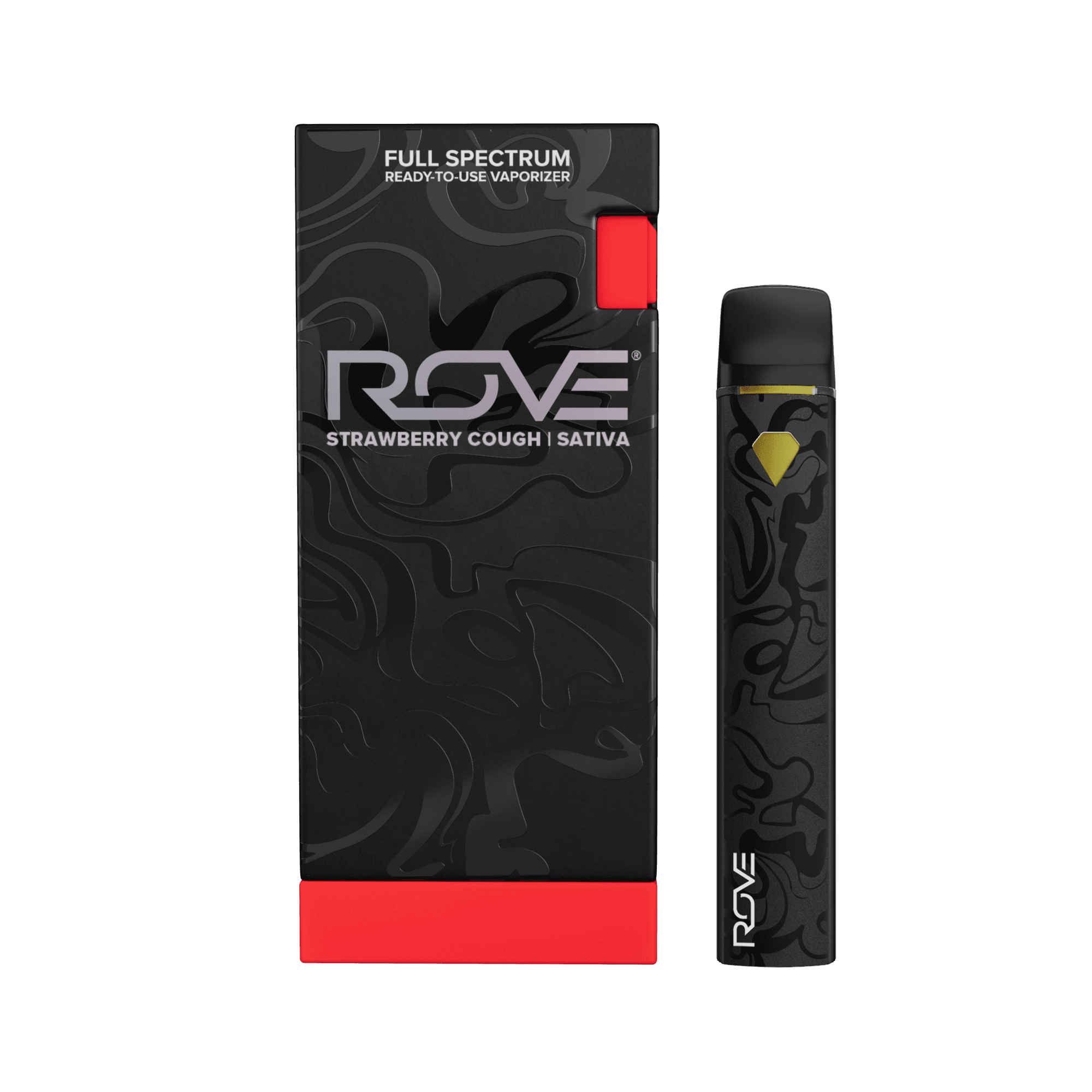 ROVE Strawberry Cough | Melted Diamond Live Resin Vaporizer | 1g (Ready-To-Use)