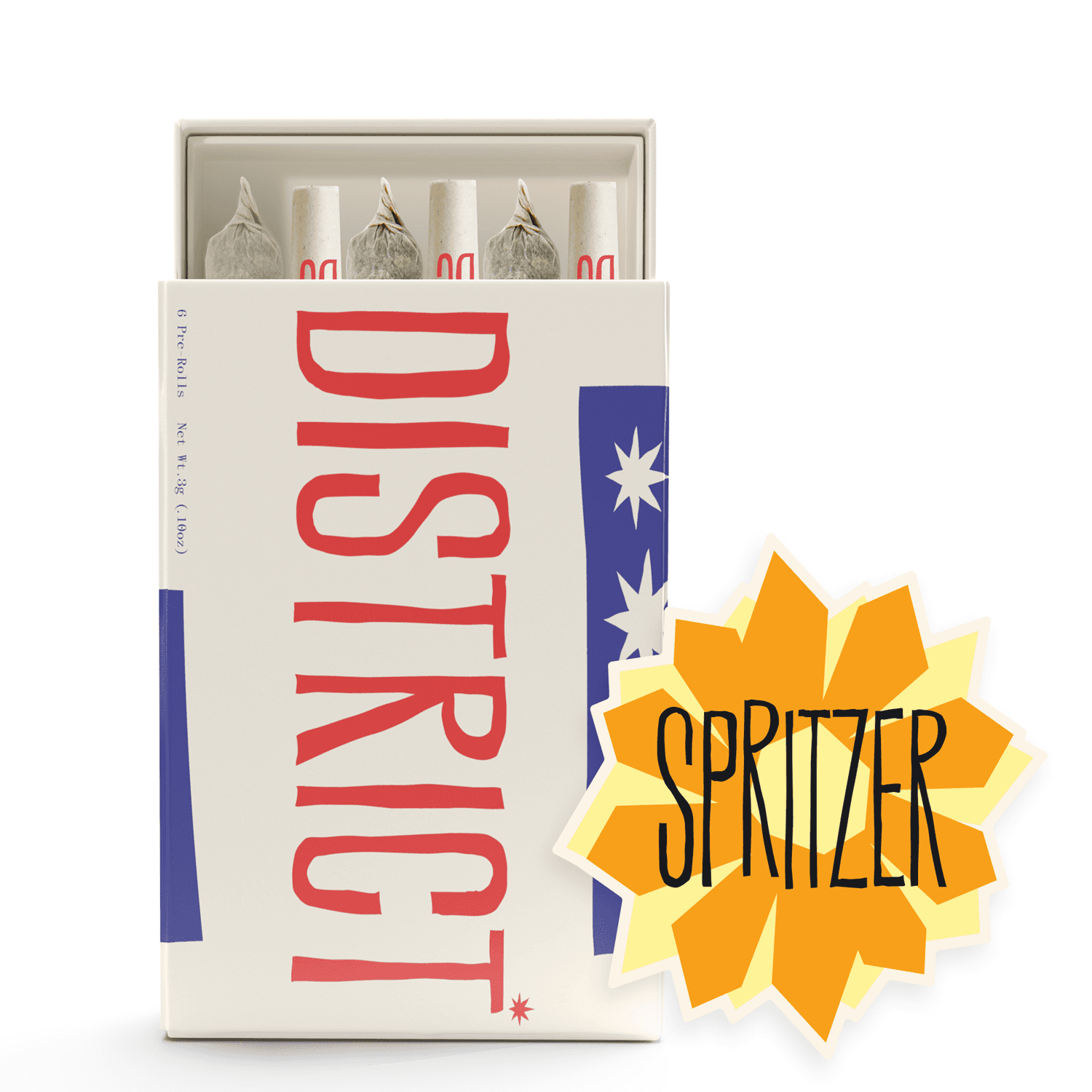District Cannabis Spritzer Pre-Roll Pack (6ct)
