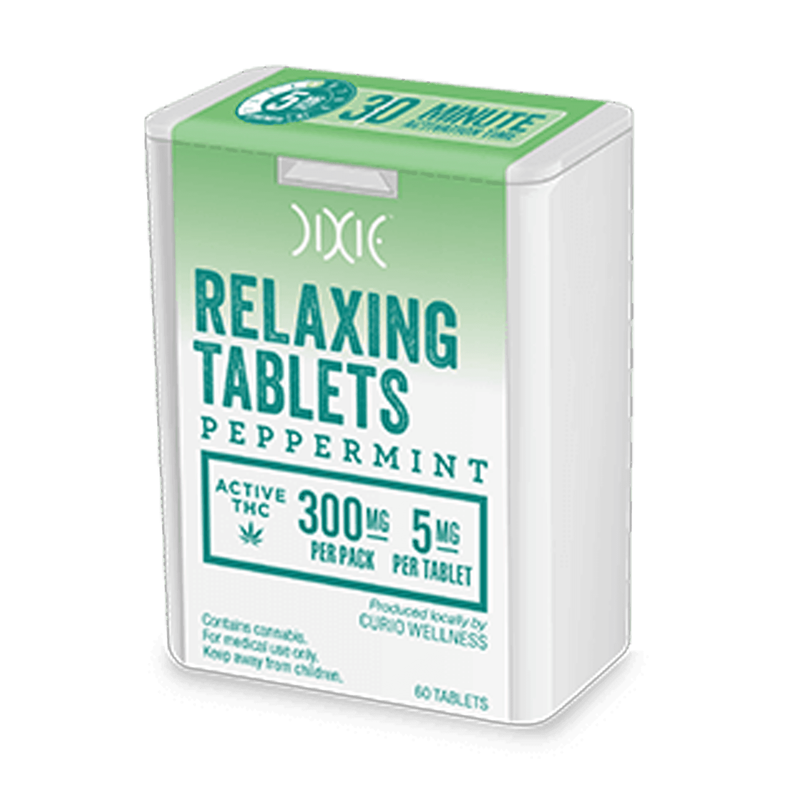 Dixie Tablets | Peppermint Relaxing | 5mg | 60pk