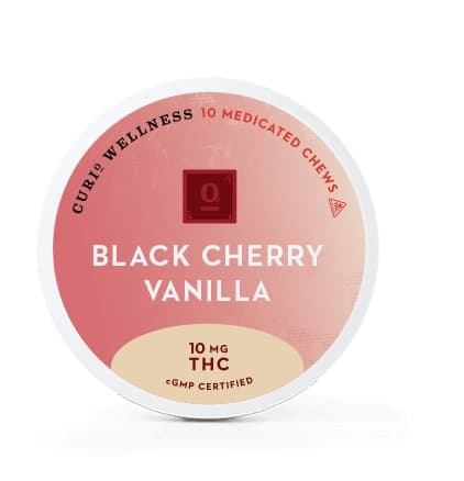 Curio Wellness Black Cherry Vanilla Chews | 10mg