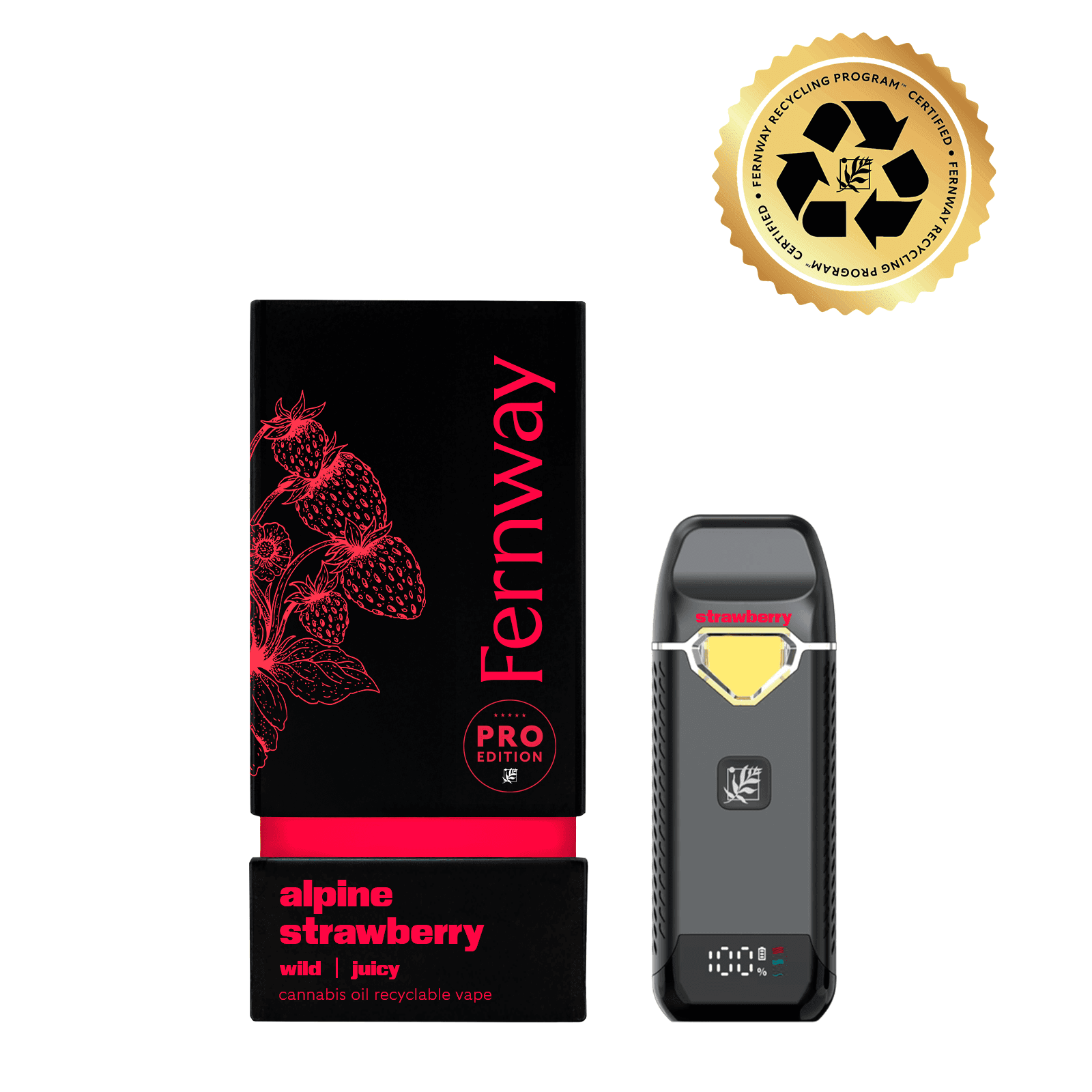 Fernway Alpine Strawberry | Flavor Line | All-In-One Traveler PRO | 1.0g