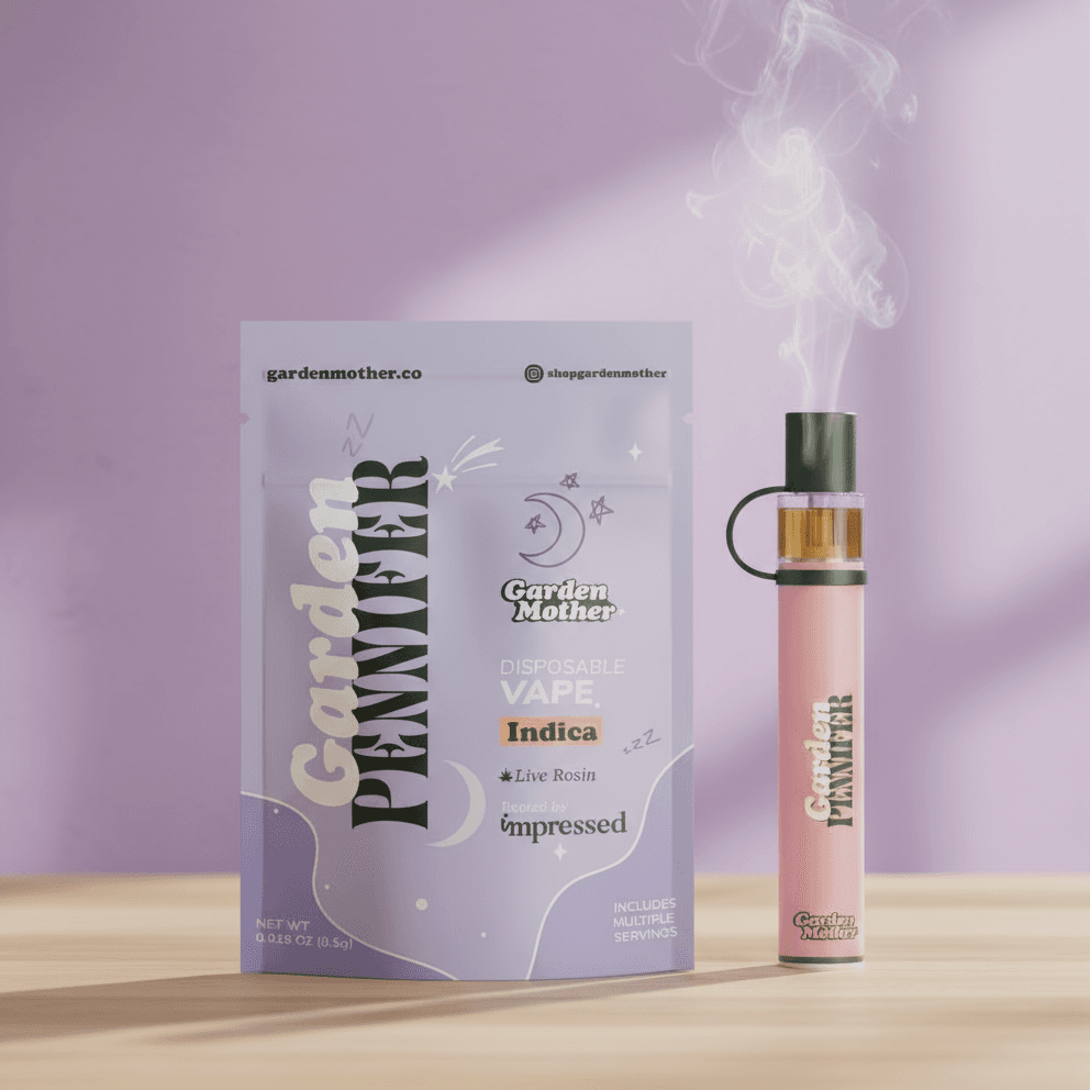 Garden Mother Disposable Vape | Garden Mother | Zero Gravity x Black Velvet [Rosin] | .5g