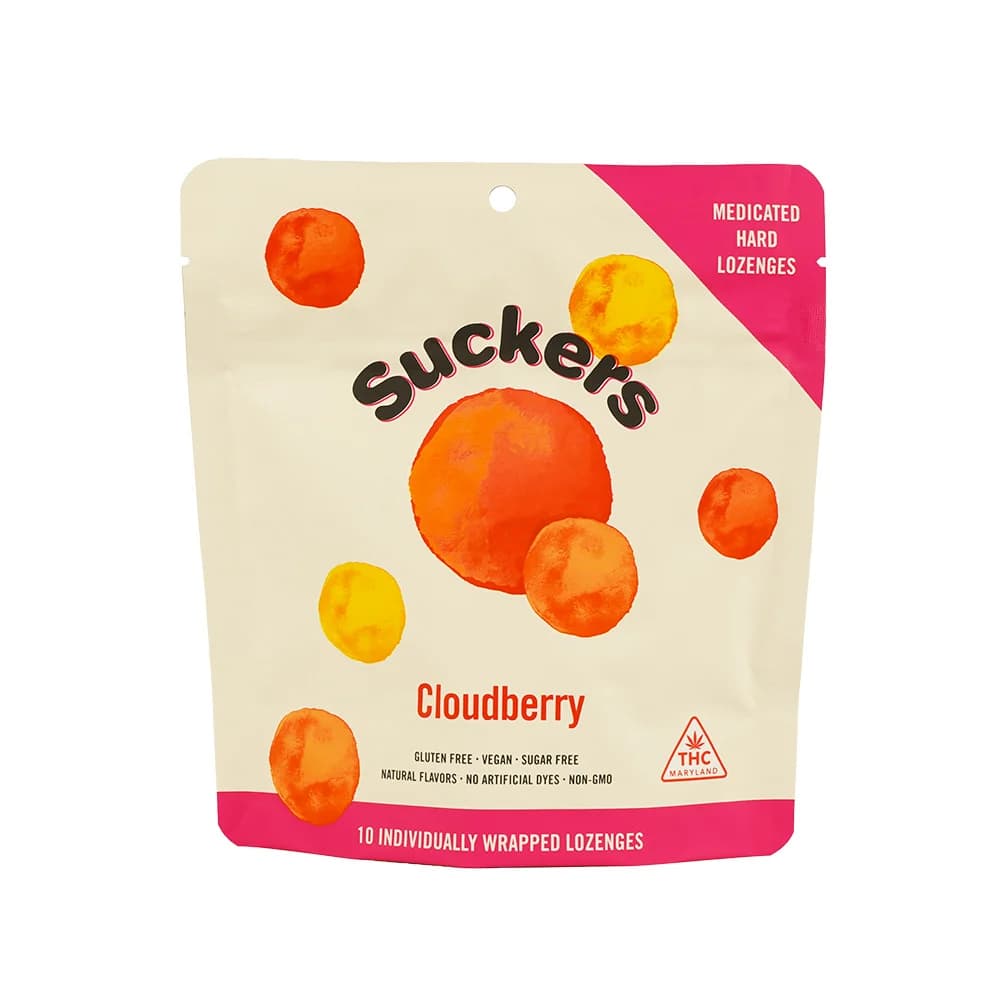 Suckers Cloudberry Hard Lozenges 10mg x 10pk