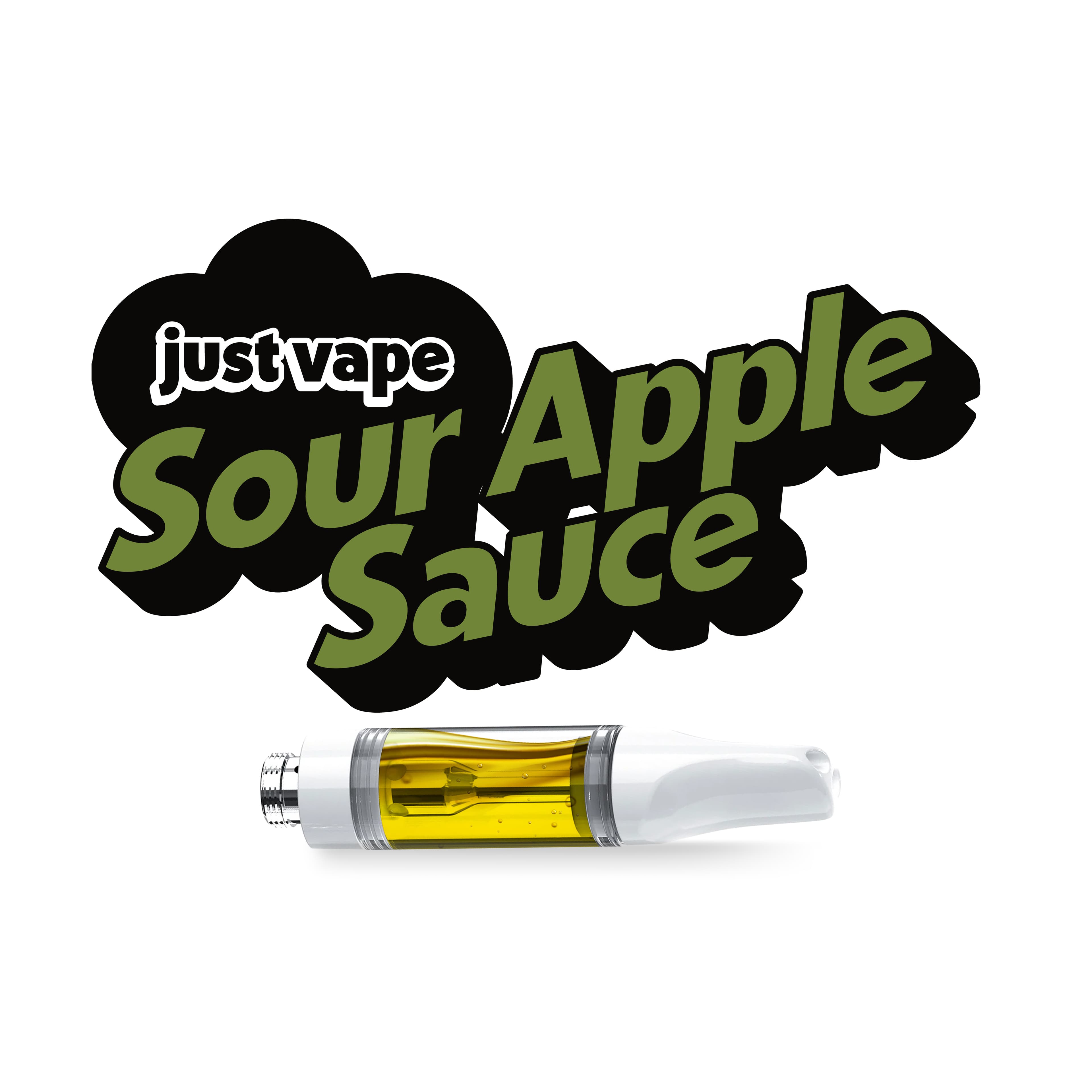 Just Vape Sour Apple Sauce | Cartridge | 0.5g