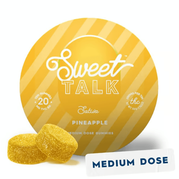 Sweet Talk SWEET TALK Gummies 200mg: Pineapple 10pk