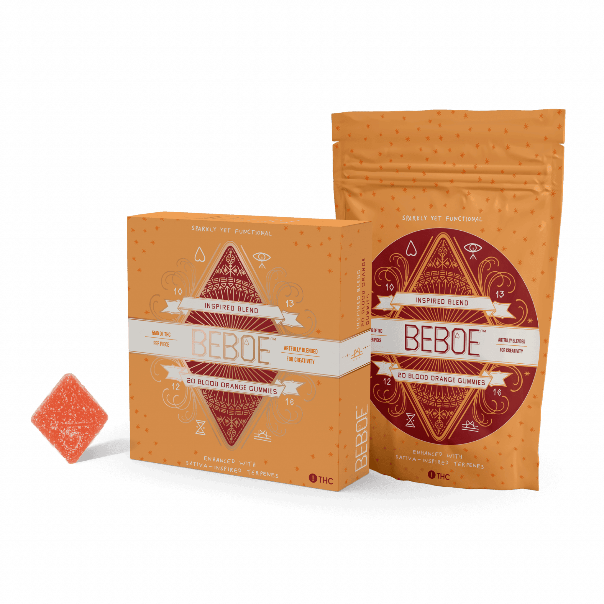 BEBOE Inspired Blood Orange [20-pack] (100mg THC)