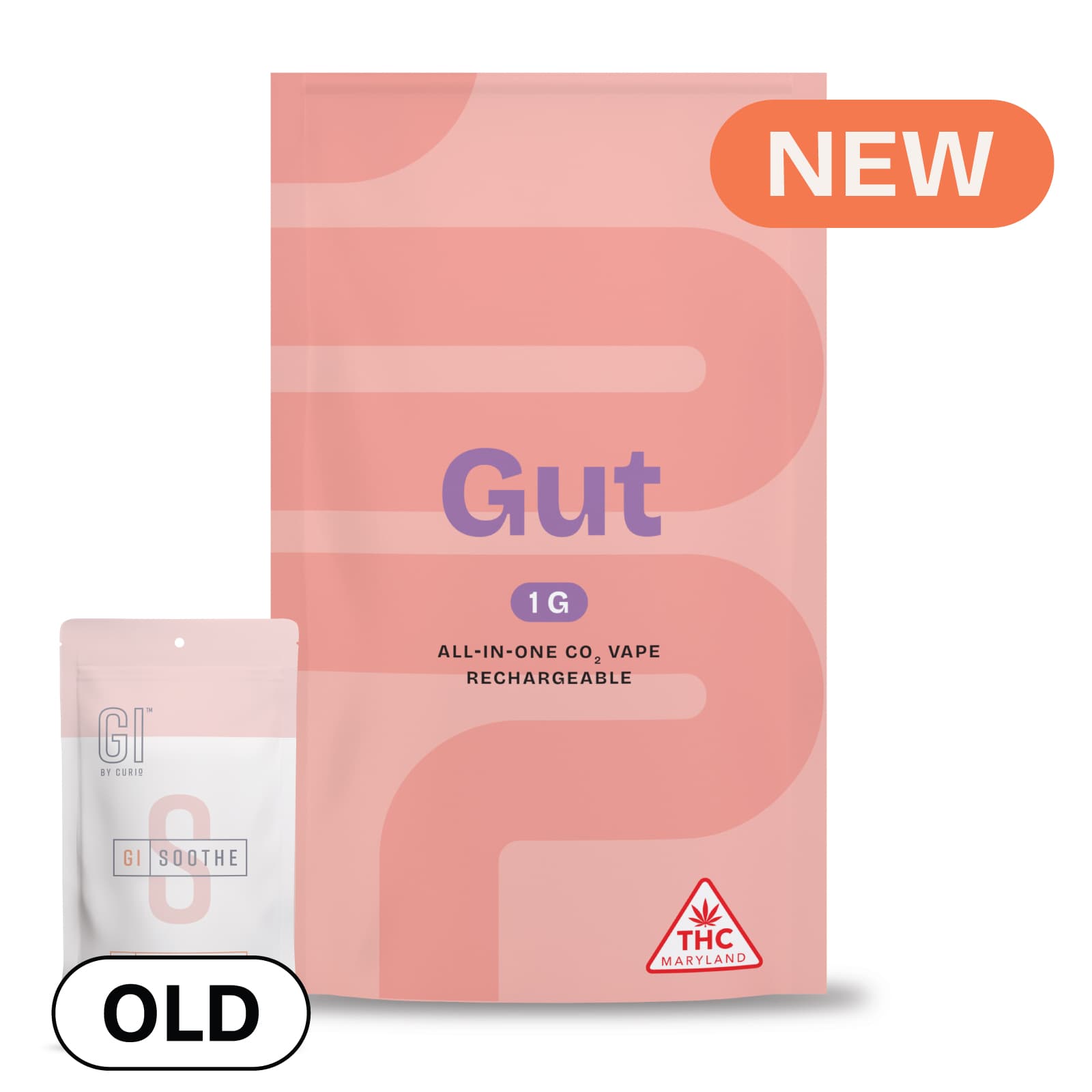 Curio Wellness Gut Vape [0.5g] (Formerly GI Soothe Vape)