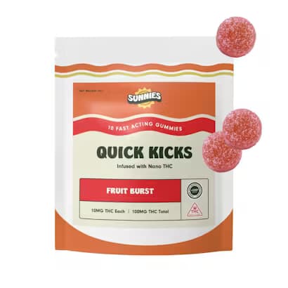 Sunnies Fruit Burst Nano Gummies 10mg - 100mg